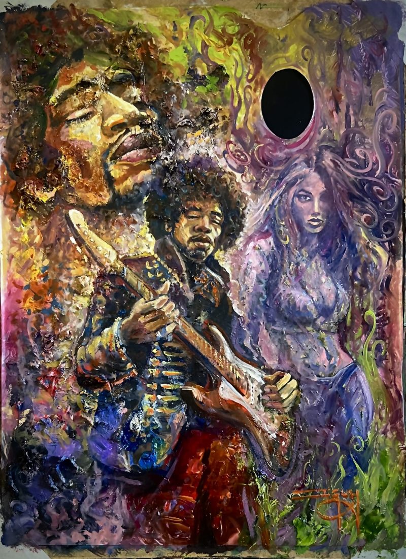 Purple Haze - framed
